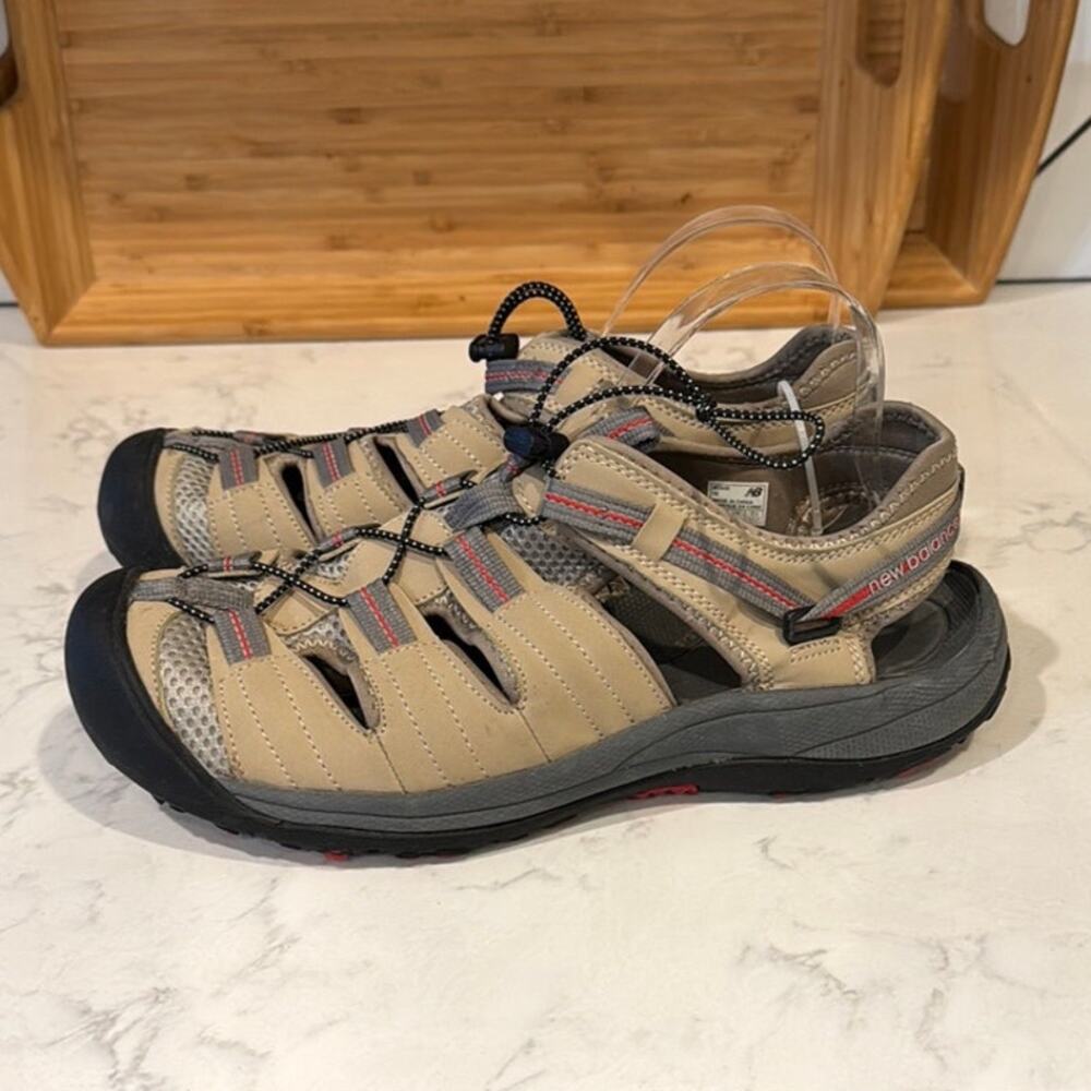 New Balance Mens Appalachian Closed Toe Hiking Sandals Tan - Size 9